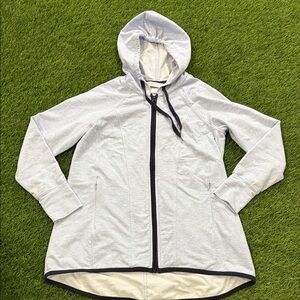 Christopher & Banks Zip Up Hooded Sweatshirt